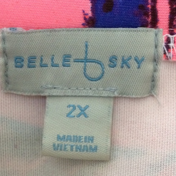 Belle & Sky Plus Size Scuba Skater Skirt - Picture 3 of 6